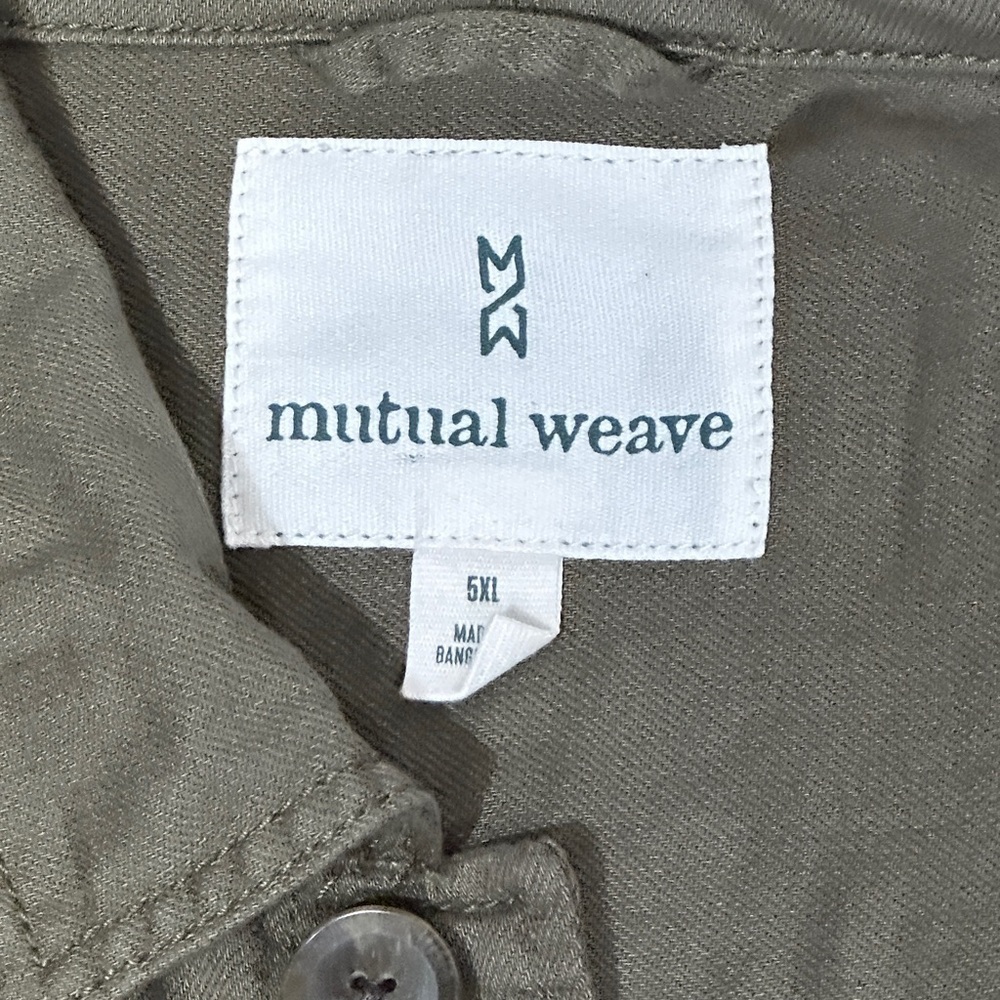 Mutual Weave Women’s Olive Utility Jacket with Drawstring Waist - Picture 4 of 13